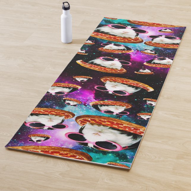 Tapis De Yoga Cobaye drôle de l'espace (En situation)