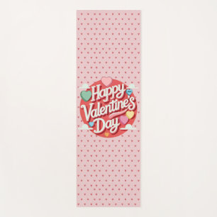 Tapis De Yoga Coeur coloré de la Saint Valentin