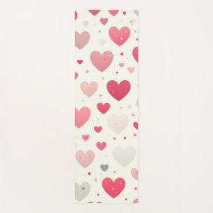 Tapis De Yoga Coeur coloré de la Saint Valentin