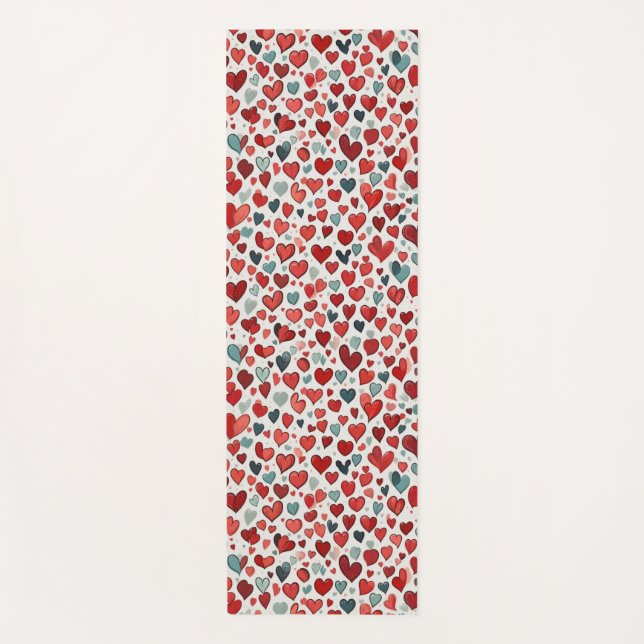 Tapis De Yoga Coeurs (Devant)