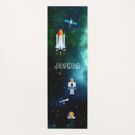 Tapis De Yoga Collage d'astronautes amusants
