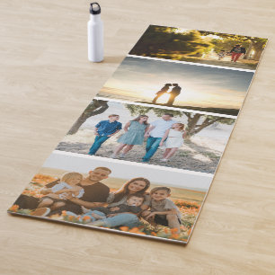 Tapis De Yoga Collage de photos colorées