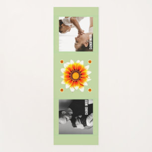 Tapis De Yoga Collage photo de famille personnalisée les années 