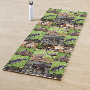 Tapis De Yoga Collage photo Kangaroo, Yoga Mat