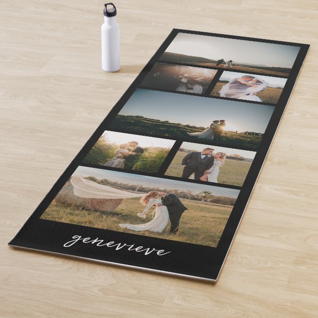 Tapis De Yoga Collage photo simple moderne (En situation)