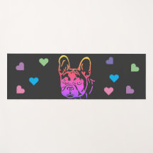 Collier coeur pour Bouledogue Français