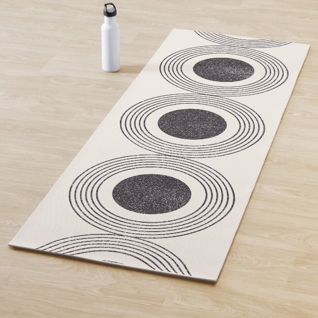 Tapis De Yoga Composition des cercles Abstraits (En situation)