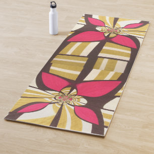 Tapis De Yoga Conception d'impression traditionnelle en Afrique 