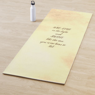 Tapis De Yoga Conception inspirée de citation