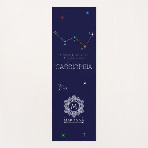 Tapis De Yoga Constellation de l'hémisphère Nord Cassioipeia