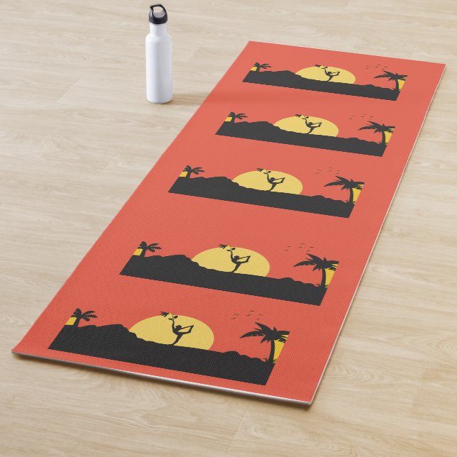 Tapis De Yoga Cool coucher de soleil (En situation)