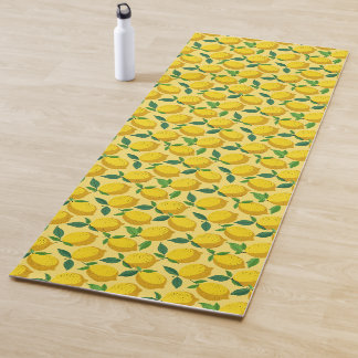Tapis De Yoga Cool cute yellow lemons fruit 