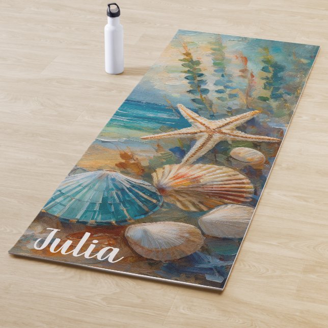 Tapis De Yoga Coquillages (En situation)