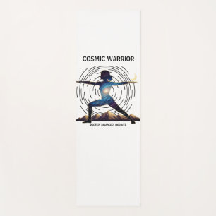 Tapis De Yoga Cosmic Yoga Guerrier Galaxy Body Pose