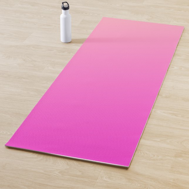Tapis De Yoga Couleur du dégradé de Magenta (Créateur téléchargé)