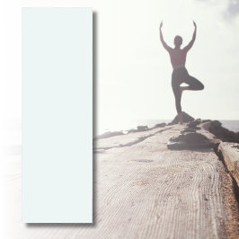 Tapis De Yoga Couleur solide blanche givrée | Classique | Élégan