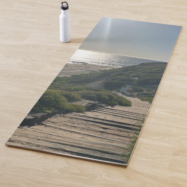 Tapis De Yoga Crystal Cove Ocean Sunset Sand Beach Waves (En situation)