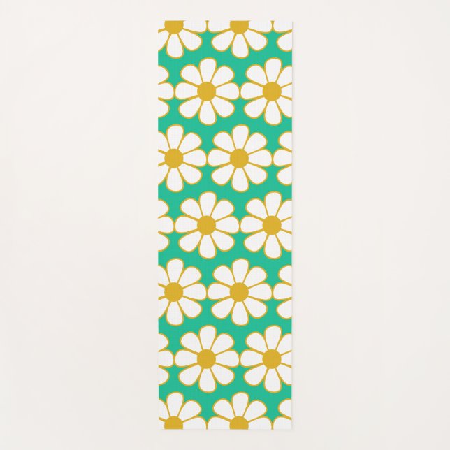 Tapis De Yoga Cute Floral Motif (Devant)