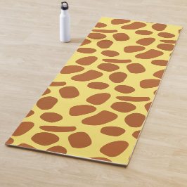 Tapis De Yoga Cute jaune girafe peau douce motif