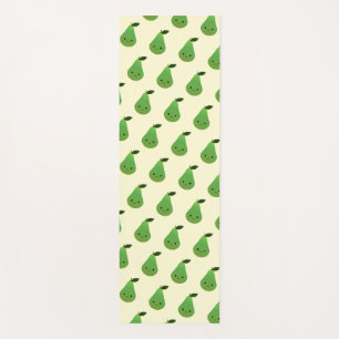 Tapis De Yoga Cute Kawaii Pear Motif