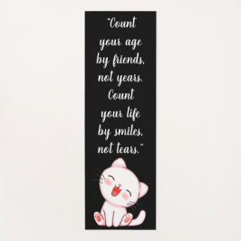 Tapis De Yoga Cute Kitten Rire