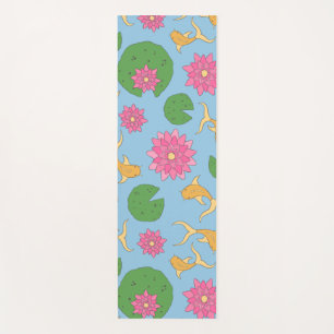 Tapis De Yoga Cute Koi Fish Pond Fitness Méditation Yoga