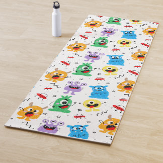 Tapis De Yoga Cute Little Monsters