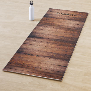 Tapis De Yoga Cuvettes en bois personnalisées