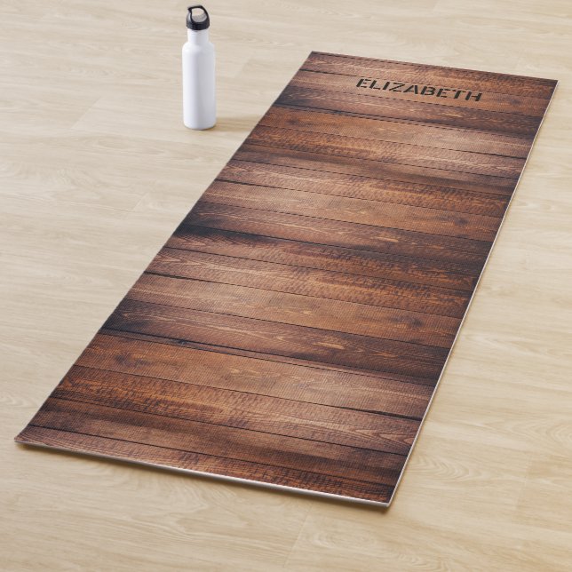 Tapis De Yoga Cuvettes en bois personnalisées (En situation)