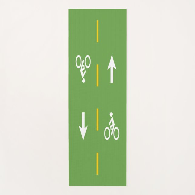 Tapis De Yoga Cycle Track Yoga Mat (Devant)