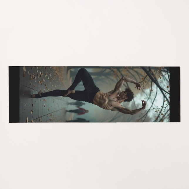 Tapis De Yoga Danseuse masculine (Vibrant full color print designed to last
Wipe clean with a damp cloth after every use!)