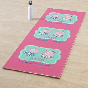 Tapis De Yoga Dansez comme si personne ne regardait Cochons heur