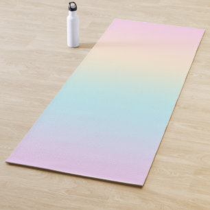 Tapis De Yoga dégradé de couleur pastel