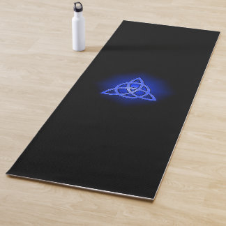 Tapis de yoga d'énergie hydraulique de Triquetra