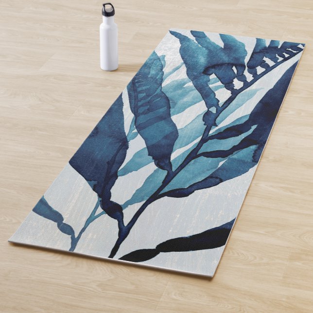 Tapis De Yoga Dérive bleue I (En situation)