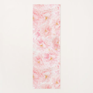 Tapis De Yoga Design Motif élégant en fleur de cerisier