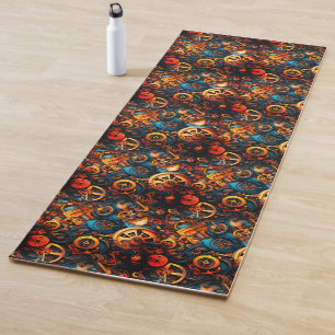 Tapis De Yoga Design Steampunk