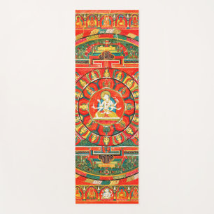 Tapis De Yoga Diagramme cosmique Mandala pour la méditation