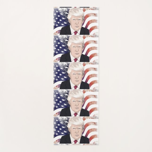 TAPIS DE YOGA DONALD TRUMP YOGA MAT (Devant)