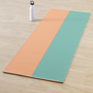 Tapis De Yoga Double Aqua Orange Pastel Yoga Mat
