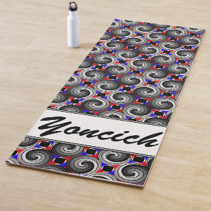 Tapis De Yoga Double Yin Yang Spiral par Kenneth Yoncich