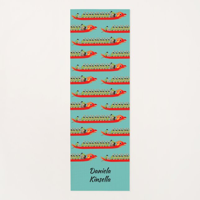 Tapis De Yoga Dragon Boat Racing (Devant)