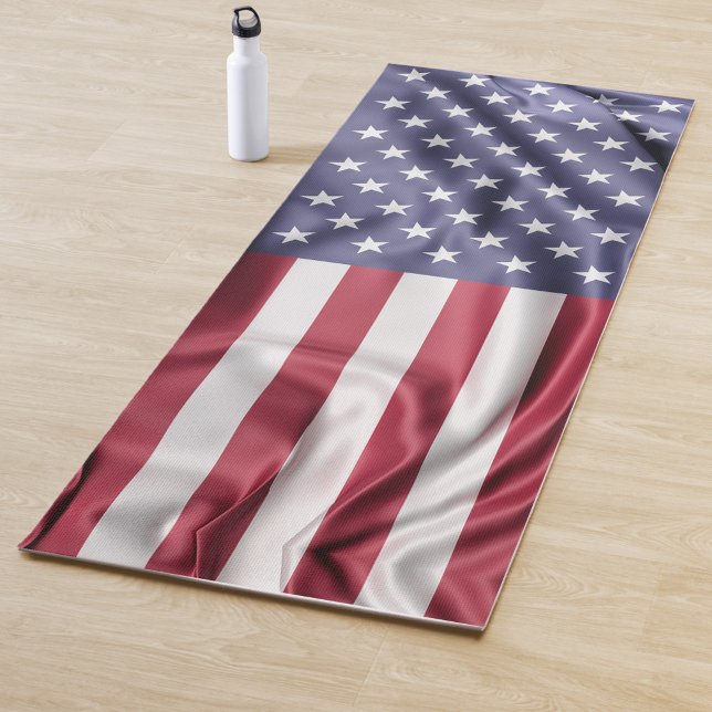 Tapis De Yoga Drapeau américain Yoga Mat (Créateur téléchargé)