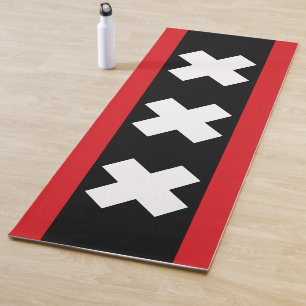 Tapis De Yoga Drapeau d'Amsterdam