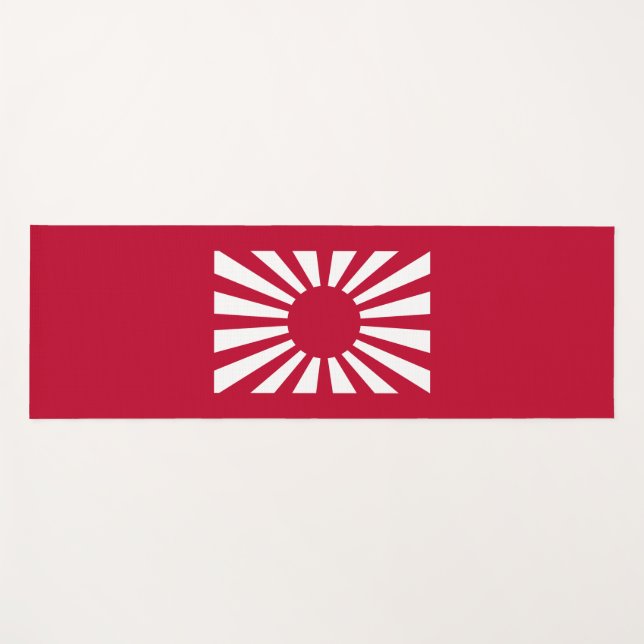 Tapis De Yoga Drapeau de guerre impérial du Japon (Devant (Horizontal))