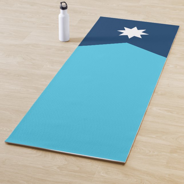 Tapis De Yoga Drapeau de l'État du Minnesota (En situation)