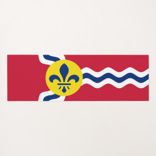 Tapis De Yoga Drapeau de Saint-Louis (Missouri)