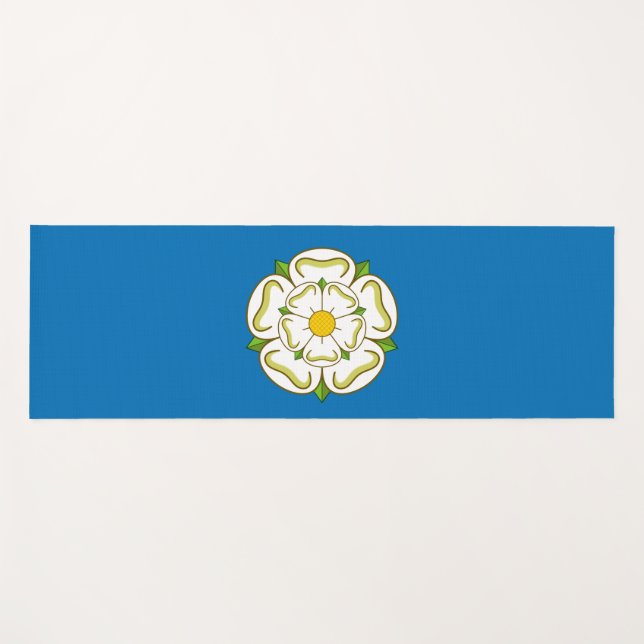 Tapis De Yoga Drapeau du Yorkshire (comté anglais) (Devant (Horizontal))