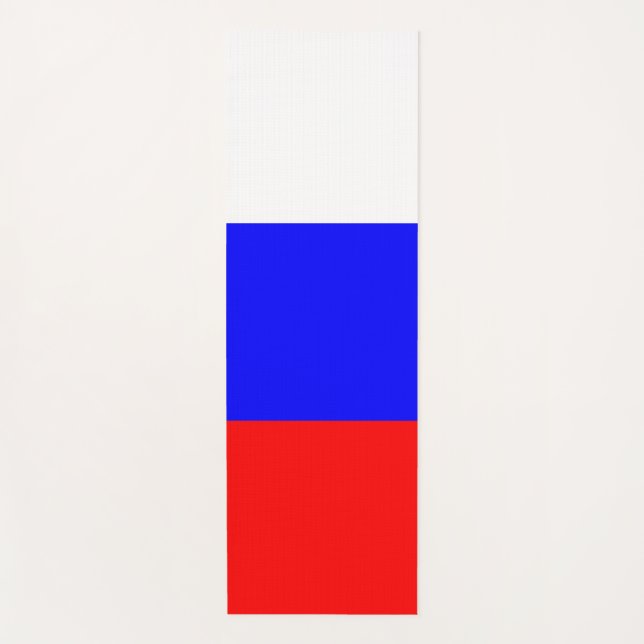 Tapis De Yoga Drapeau patriotique de RUSSIE (Devant)