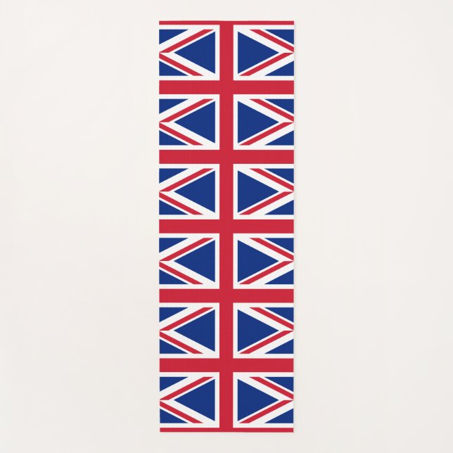 Tapis De Yoga Drapeau Union Jack / Britannique (Devant)